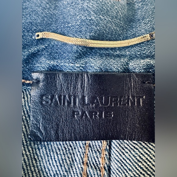 Saint Laurent high waisted cropped 70’s style jeans size 26 - Picture 4 of 11
